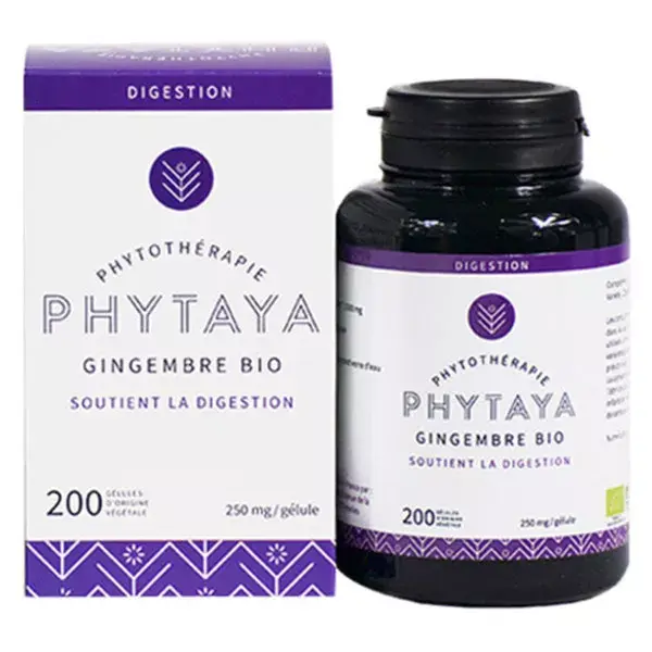 Phytaya Digestion Gingembre Bio 200 gélules