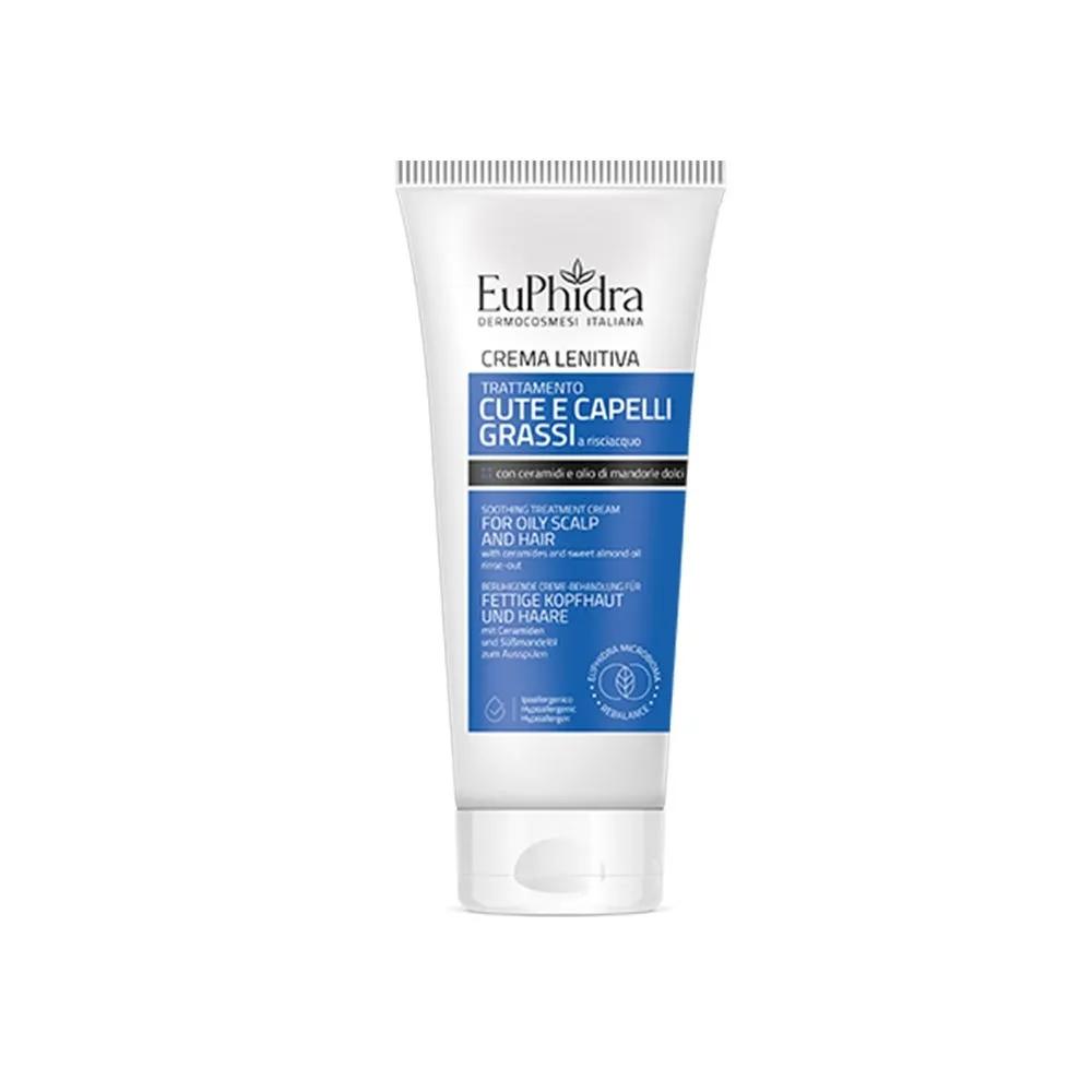 Euphidra Crema Lenitiva Cute e Capelli Grassi 200 Ml