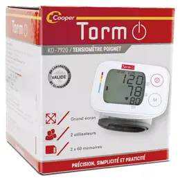 Torm Autotensiomètre Poignet Mesure de la Tension Artérielle Brassard Ajustable