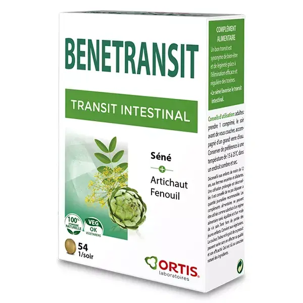 Ortis Transit Intestinal Benetransit 54 comprimés
