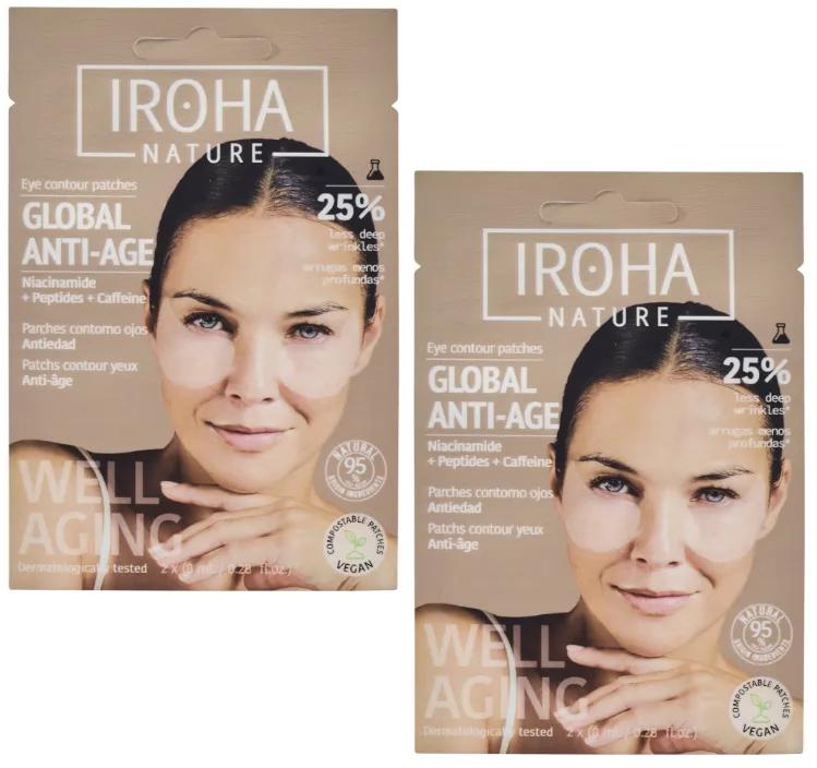 Iroha Nature Global Anti-Aging Niacinamide-ooglapjes 2 paar