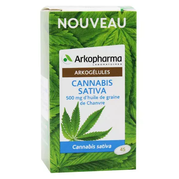 Arkopharma Arkogélules Cannabis Sativa 45 capsules