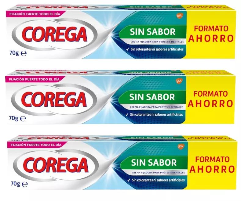 Corega sans saveur 3x70 gr