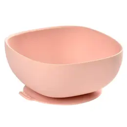 Béaba Repas Bol Ventouse Silicone Rose