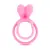 Glamy Double Pink Penis Ring 