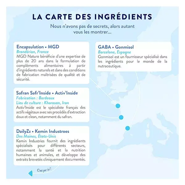 Nutri&Co Formule Sommeil Aide Endormissement & Réduction du Stress 60 gélules