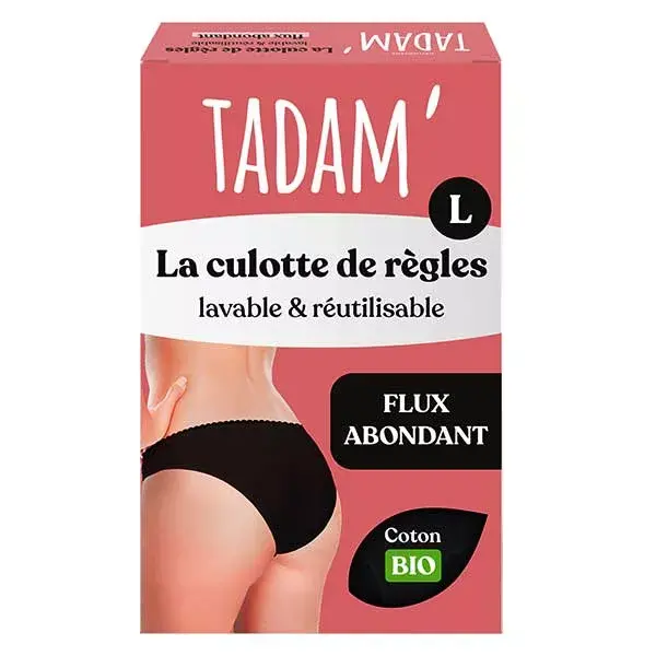 Tadam' Culotte de Règles Flux Abondant Taille L