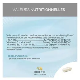 Biocyte Fer 30 gélules