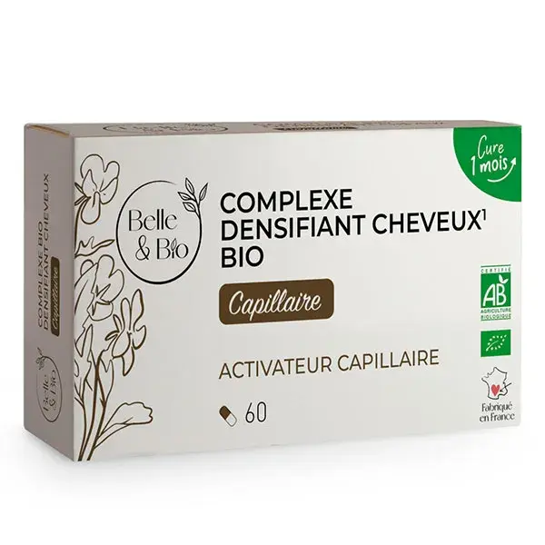 Belle & Bio Capelli & Unghie Complesso Densificante Capelli Bio 1 Mese 60 capsule