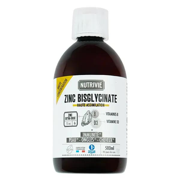 Nutrivie Zinc bisglycinate+ haute assimilation - 500 ml
