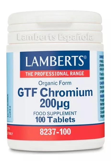 Lamberts Cromo GTF 200µg 100 Comprimidos