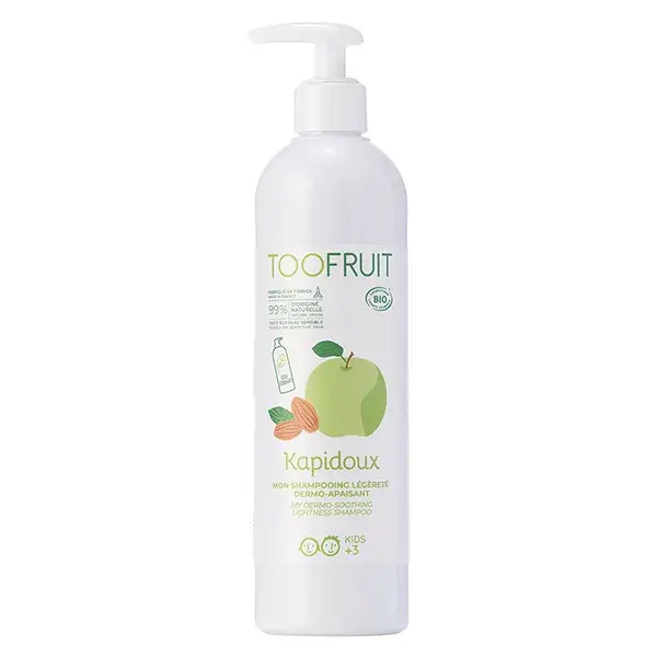 Toofruit Kapidoux Shampoo Green Apple + Sweet Almond 400ml