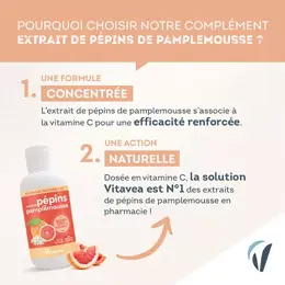 Vitavea Extrait de Pépins de Pamplemousse & Vitamine C Défenses Naturelles 100ml