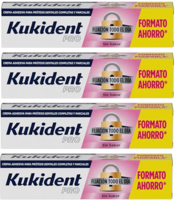 Kukident Pro All Day Hold Flavourless 4x70 gr SAVINGS PACK