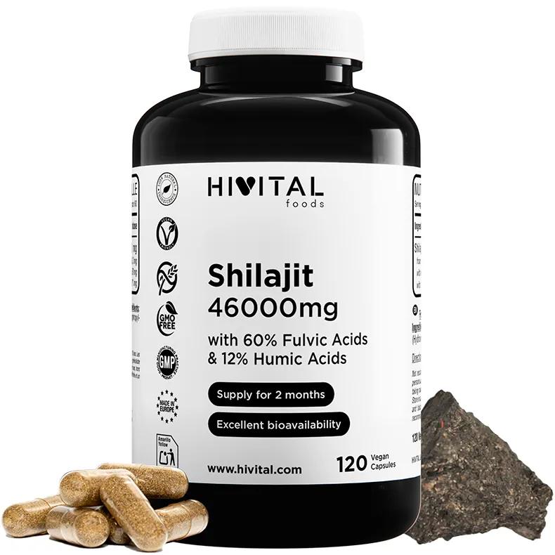 Hivital Shilajit 46000mg 120 Gélules Végétaliennes