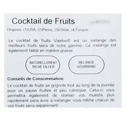 Valebio Cocktail Superfruits Bio 120g