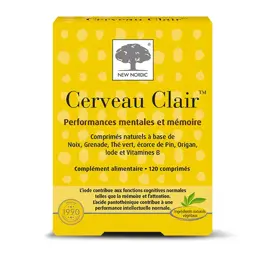 NEW NORDIC Cerveau Clair 120 comprimés