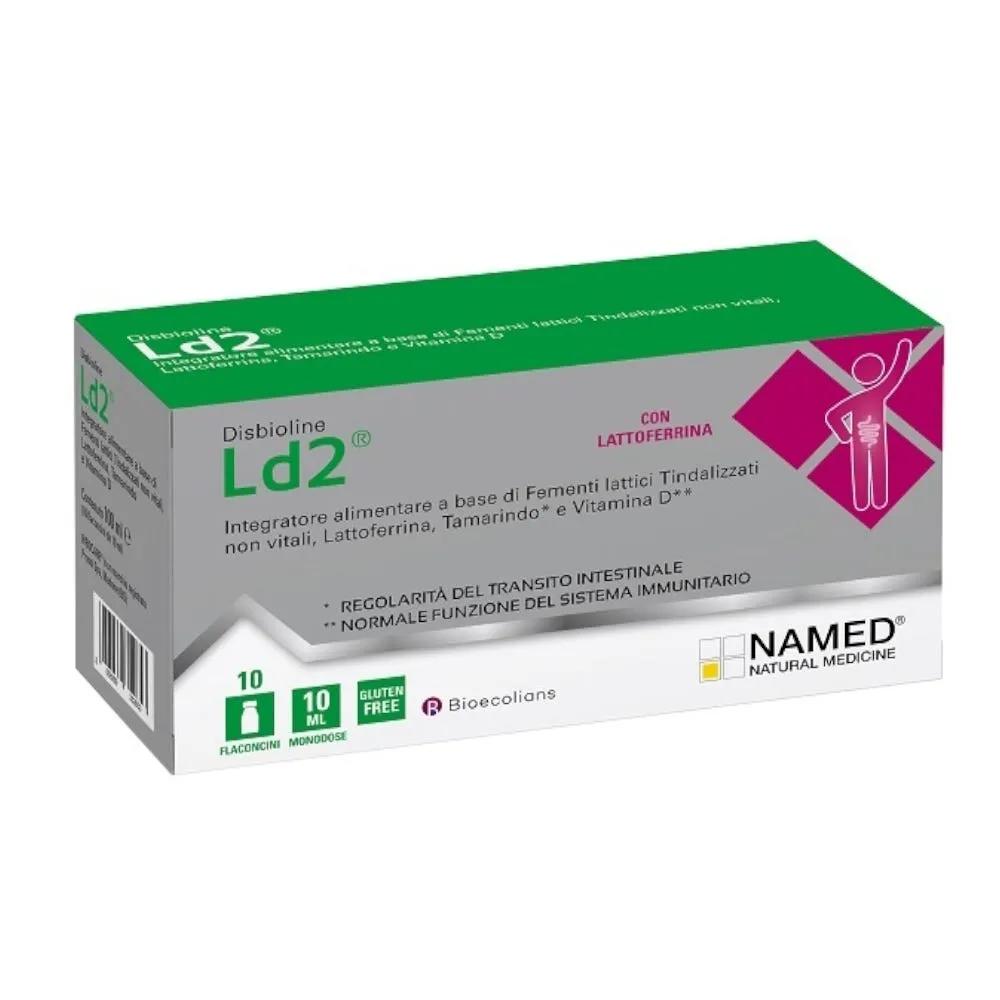 Named LD2 integratore per l’Intestino e il Sistema Immunitario 10 Flaconcini Monodose