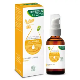 Phytosun Arôms Huile Végétale de Calophylle Bio Nourrit et Adoucit la Peau 50ml