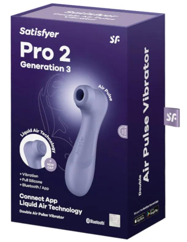 Application Satisfyer Pro 2 Génération 3 Connect Lilas