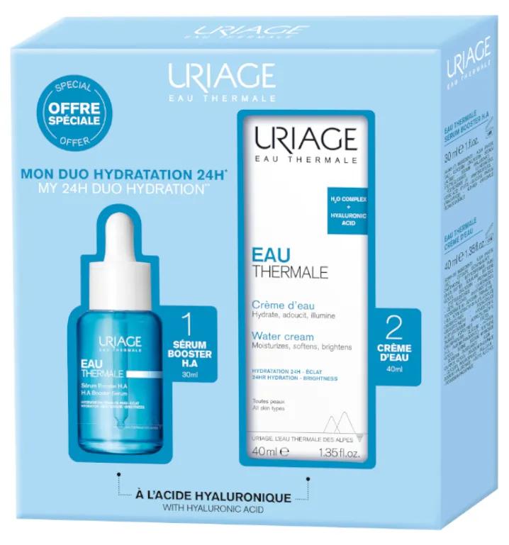 Uriage Eau Thermale Sérum Booster 30 ml + Crème d&#39;Eau 40 ml