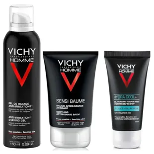 Vichy Homme Rasiergel + Feuchtigkeitsgel + After Shave