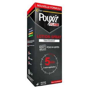 Pouxit Flash Spray Anti-Pidocchi e Lendini 150ml