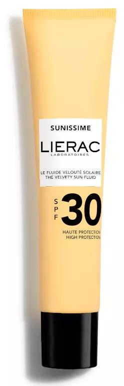 Fluide protecteur SPF30 de visage LIERAC Sunissime Energisant 40ml