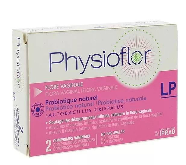 Iprad Probiótico Vaginal Physioflor LP 2 Comprimidos