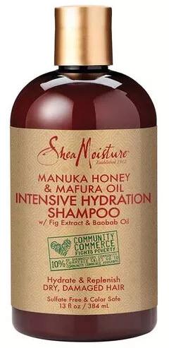 Shea Moisture Manuka Honey & Mafura Oil Champú Hidratación Intensiva 384ml