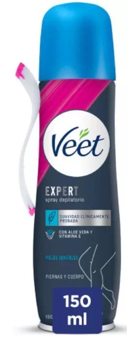 Spray on hair removal cream for sensitive skin Veet 150 ml