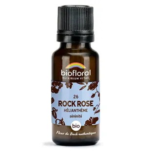 Biofloral 26 Rock Rose Heliantheme Granuli di fiori di Bach biologici 19,5 g