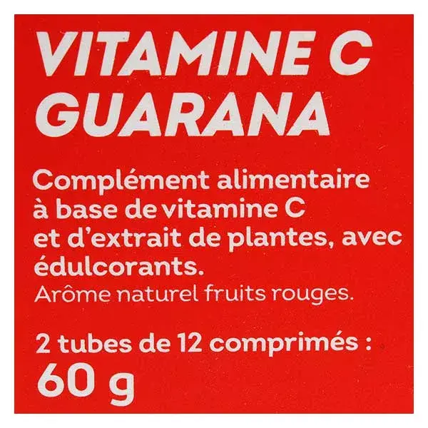 Nutrisanté vitamina C + Guarana tabletas 24