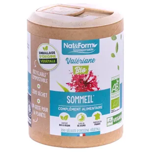Nat & Form Eco Valériana Bio Integratore Alimentare 200 capsule