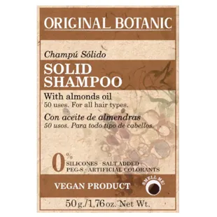 Original Botanic Almond and Rose Natural Solid Shampoo 50 gr