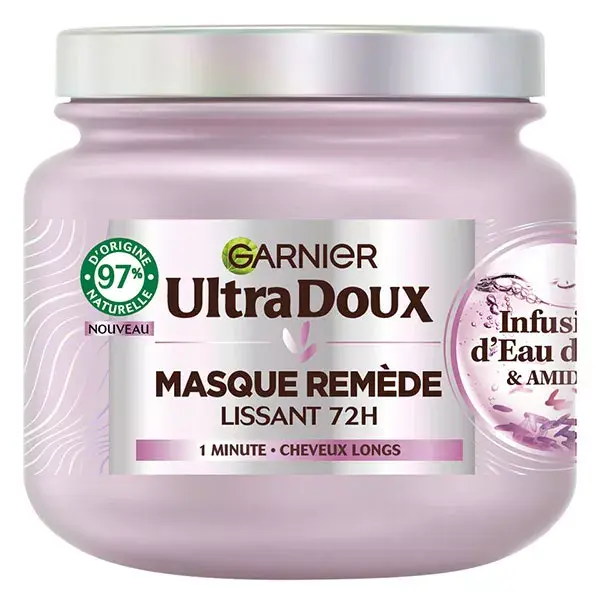 Garnier Ultra Doux Masque Remède Lissant Infusion d'Eau de Riz 340ml 340ml