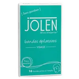 Jolen 16 Bandes Epilatoires Visage