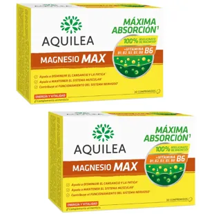 Aquilea Magnesium Max (Bisglycinate) 2 x 30 Tablets