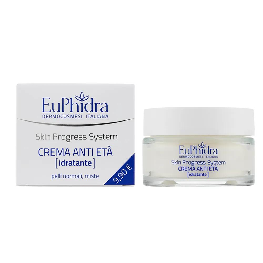 Euphidra Skin Progress System Crema Idratante Anti Età Pelli Normali 40 ml