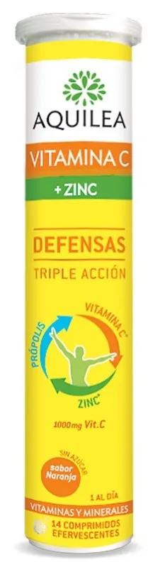 Aquilea Vitamine C+Zinc 15 Comprimés