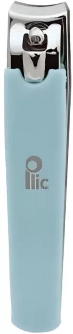 Plic Corta-unhas Pedicure Cor Azul Cinza 100% Inox