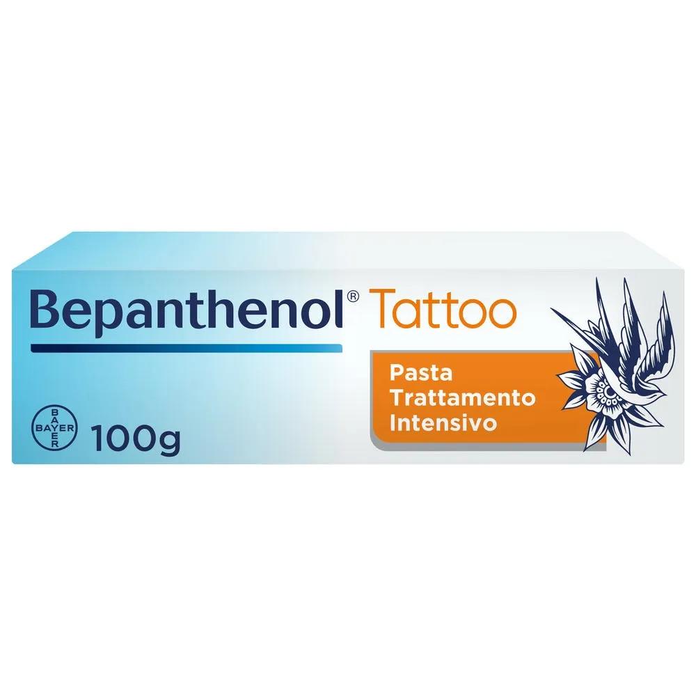 Bepanthenol Tattoo Pasta Trattamento Intensivo Per Tatuaggio Con Pantenolo, Idrata e Rigenera La Pelle Tatuata 100 g