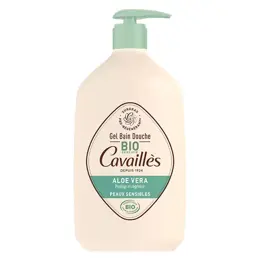 Rogé Cavaillès Gel Bain Douche Surgras Aloé Vera Bio 1L + Éco-Recharge Bio 1L