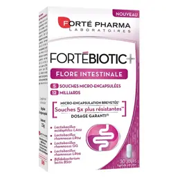 Forté Pharma Fortébiotic+ Flore Intestinale 30 gélules