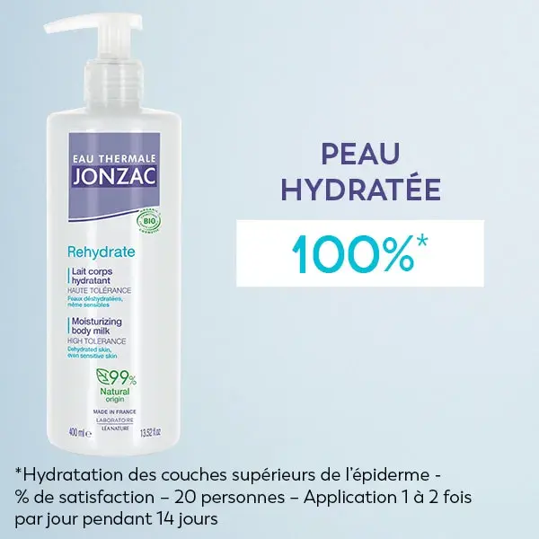 Eau Thermale Jonzac Rehydrate Lait Corps Réhydratant Bio 400ml