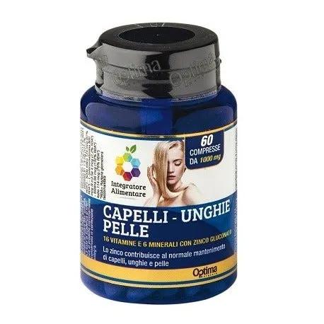 Optima Colours of Life Capelli Unghie Pelle Integratore Vitamine e Minerali 60 Compresse