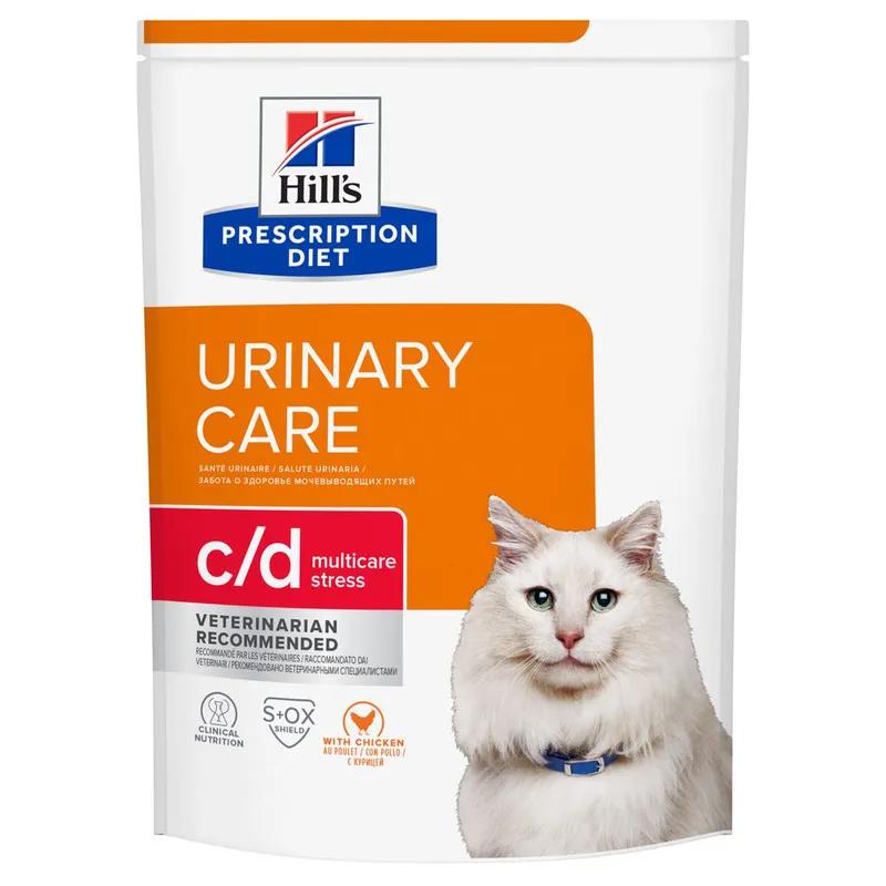 Hill's Prescription Diet C/D Multicare Stress Crocchette Pollo Per Gatti Sacco 1,5Kg