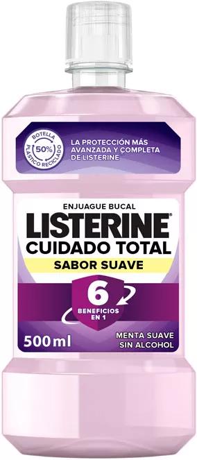 Listerine Cuidado Total Elixir Bocal Sabor Suave 500 ml