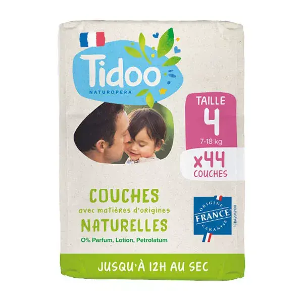 Tidoo Couche Écolabellisée Taille 4 (7-18kg)