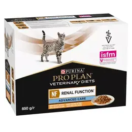 Purina Pro Plan Veterinary Diets Feline NF ST/OX Fonction Rénal Aliment Humide Poulet 10 x 85g